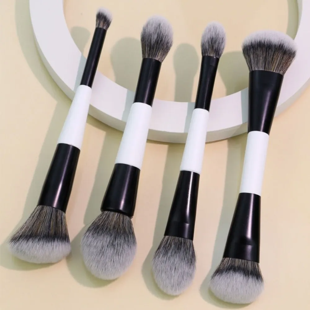 Dual-Ended F4 Contour Face Brush High Coverage Multi-purpose Eyeshadow Concealer Brushes Cosmetic Beauty Powder Blush Brush — image 2