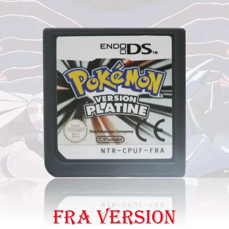 NOE/ESP/ITA/FRA/USA/EUR/AUS Version Pokemon HeartGold SoulSilver Platinum Diamond PearlVideo Game Card For DS 2DS 3DS Console — image 21