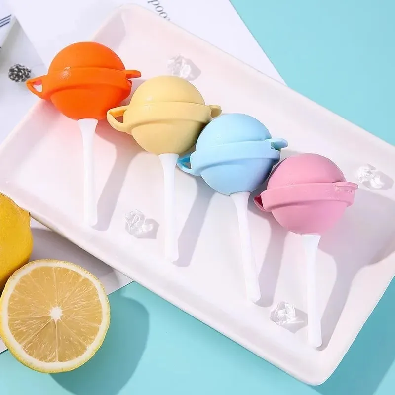 Mini Silicone Popsicle Mold Lollipop Ice Tray Food Grade Reusable Non-Stick Stackable Ice Cream Mould for Egg Bites Food Storage — image 3