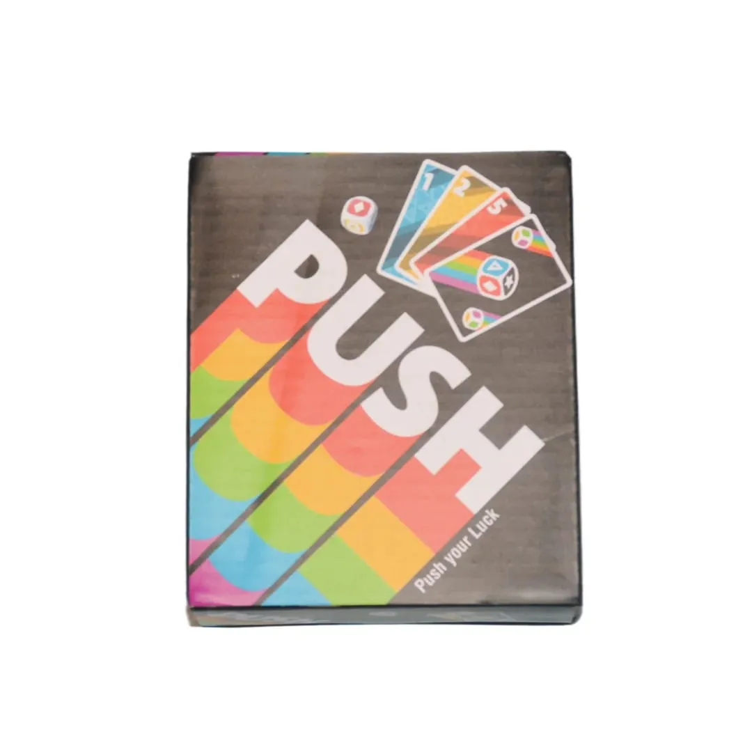 《Push 2026》 a Card Game Board Game Interactive Game with Instructions in English Spanish French German Italian and Dutch Fast-Paced Easy to Learn a Great Choice for Parties — image 1
