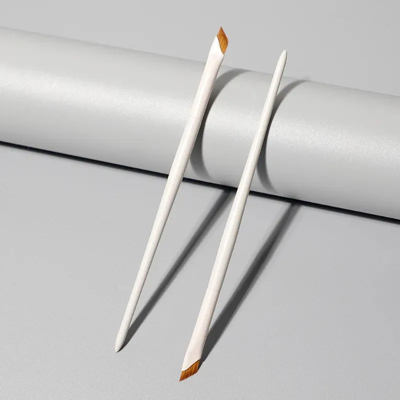1Pc Upgrade Blade Eyeliner Brush Ultra Thin Fine Angle Flat Eyebrow Brush Under The Eye Makeup Brushes Precise Detail Brush Gift — image 4