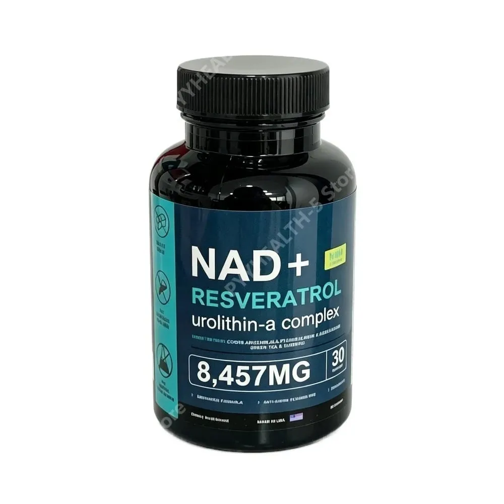 NAD+ Capsules Liposomal Supplement for Adults Supports Energy Cellular Health with Urolithin A Resveratrol & Green Tea 60 Counts — image 5
