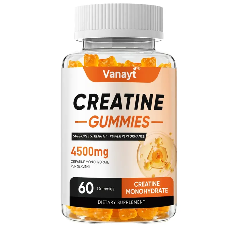 Creatine Monohydrate Gummies 4500mg - Boost Energy Build Muscle Mass and Improve Athletic Performance