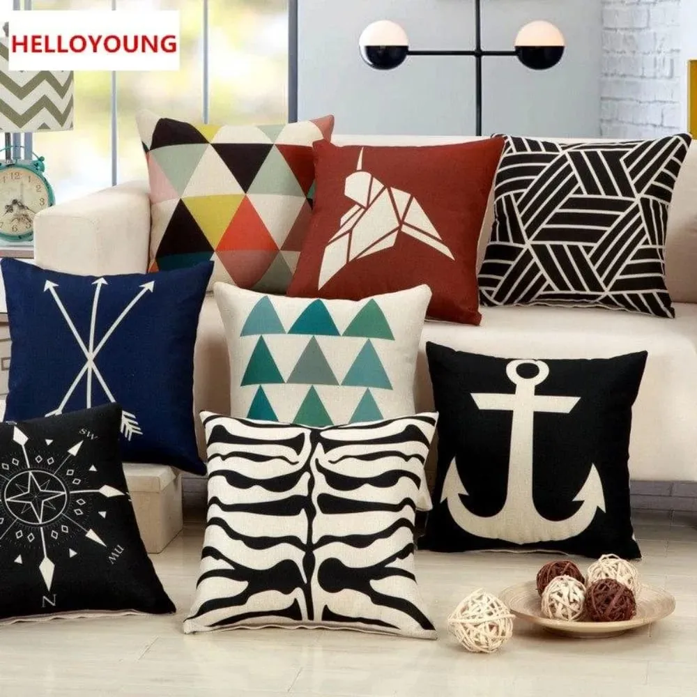 Luxury Lumbar and Neck Support Cushion Cover Decorative Throw Pillow Case for Home Chair Seat — image 3