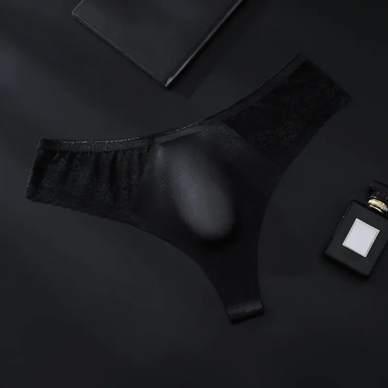 Nude Men G-string Solid Color Men's Thongs G-strings Seamless Design 68 Nylon 32 Spandex Ultra Thin 3D Bulge Pouch