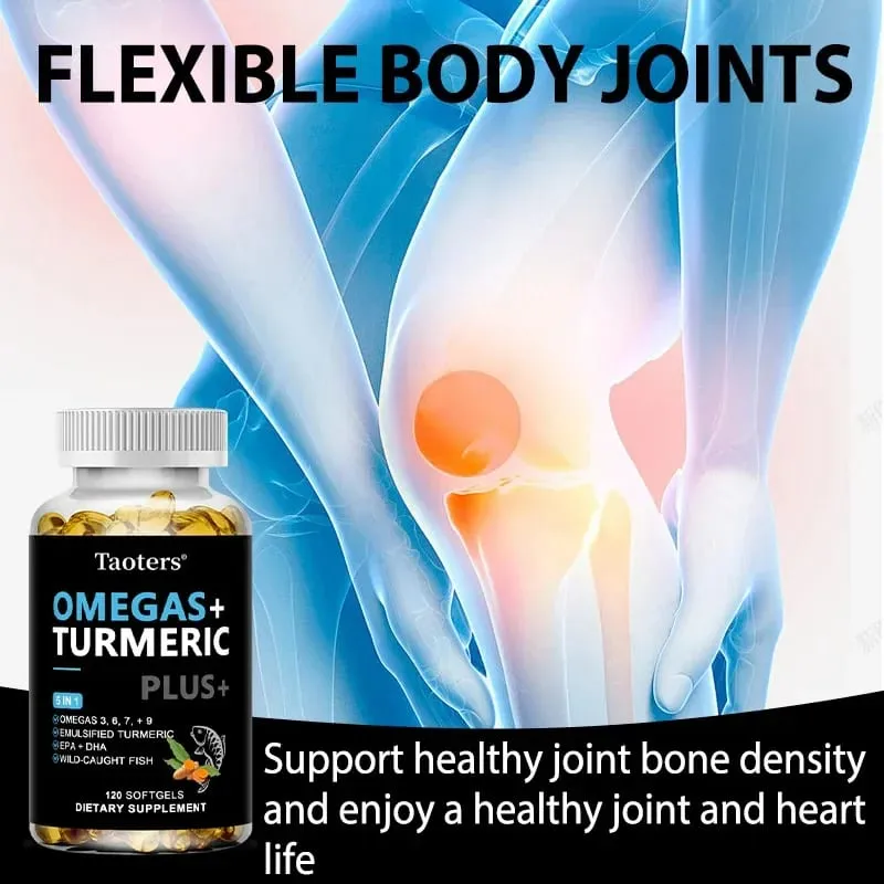 Omega 3 Fish Oil Capsules - Support Brain & Cardiovascular & Skin Health Antioxidant & Improve Memory Nervous System Health — image 2