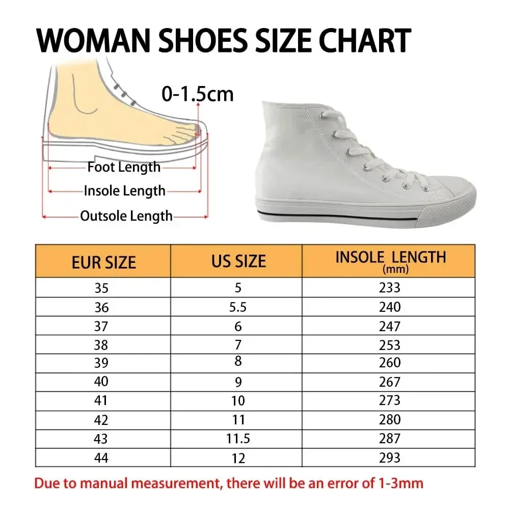 Custom Your Logo Image Text Name Pinted Shoes For Unisex High Top Canvas Shoes Women Free Dropshipping Ladies Sneakers — image 8