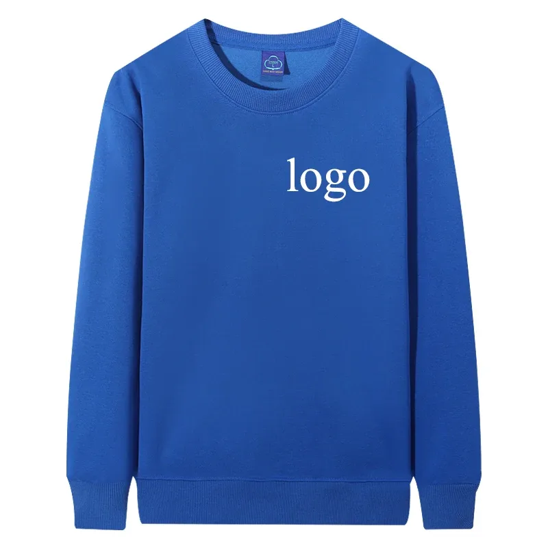 Customized Round Neck 60% Cotton Hoodies Men Fashion Printed Loose Long Sleeve Pullover Women Personality Streetwear Sweatshirts — image 5