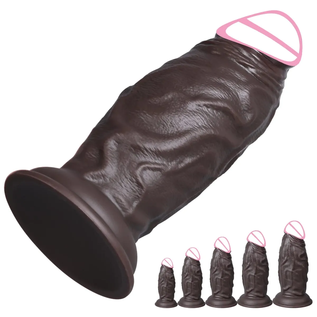 Super Big Black Anal Dildo Penis Prostate Massager Soft Silicone Sexy Adult Masturbator Oversized Strap-on Dildos Anal Sex toys — image 1