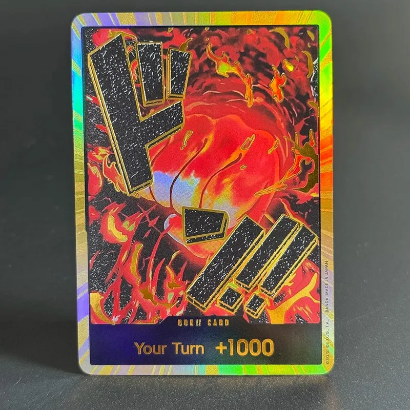 10PCS DON OPCG English TCG Gold DON!!! Collection Cards Zoro Ace Doflamingo Rebecca FOIL NM Refraction Flash Cards ToyGifts OPCG — image 8