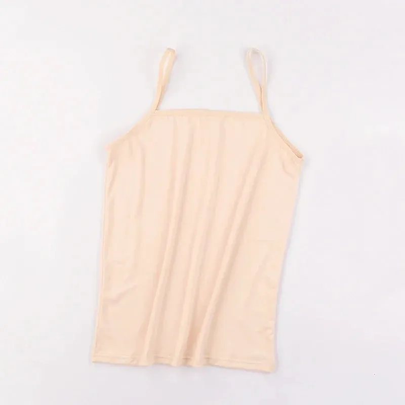 Summer Sexy Camisoles Women Crop Top Sleeveless Shirt Sexy Slim Lady Bralette Tops Strap Skinny Vest Camisole Base Vest Tops — image 9
