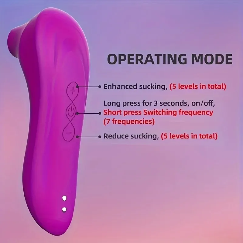 Powerful Sucker Clitoris Sucking Vibrator Female Clit Nipple Oral Vacuum Stimulator Massager Sex Toys Adults Goods for Women — image 4