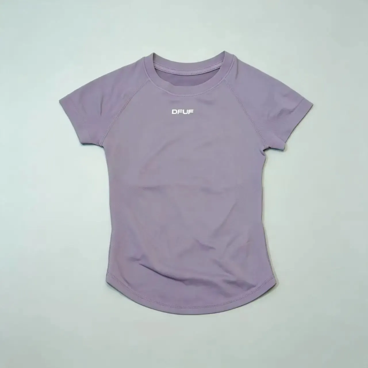 Women Elastic Slim Short Sleeve T-Shirt Soft Breathable Casual Top for Gym Yoga Jogging Fitness Daily Wear — image 12