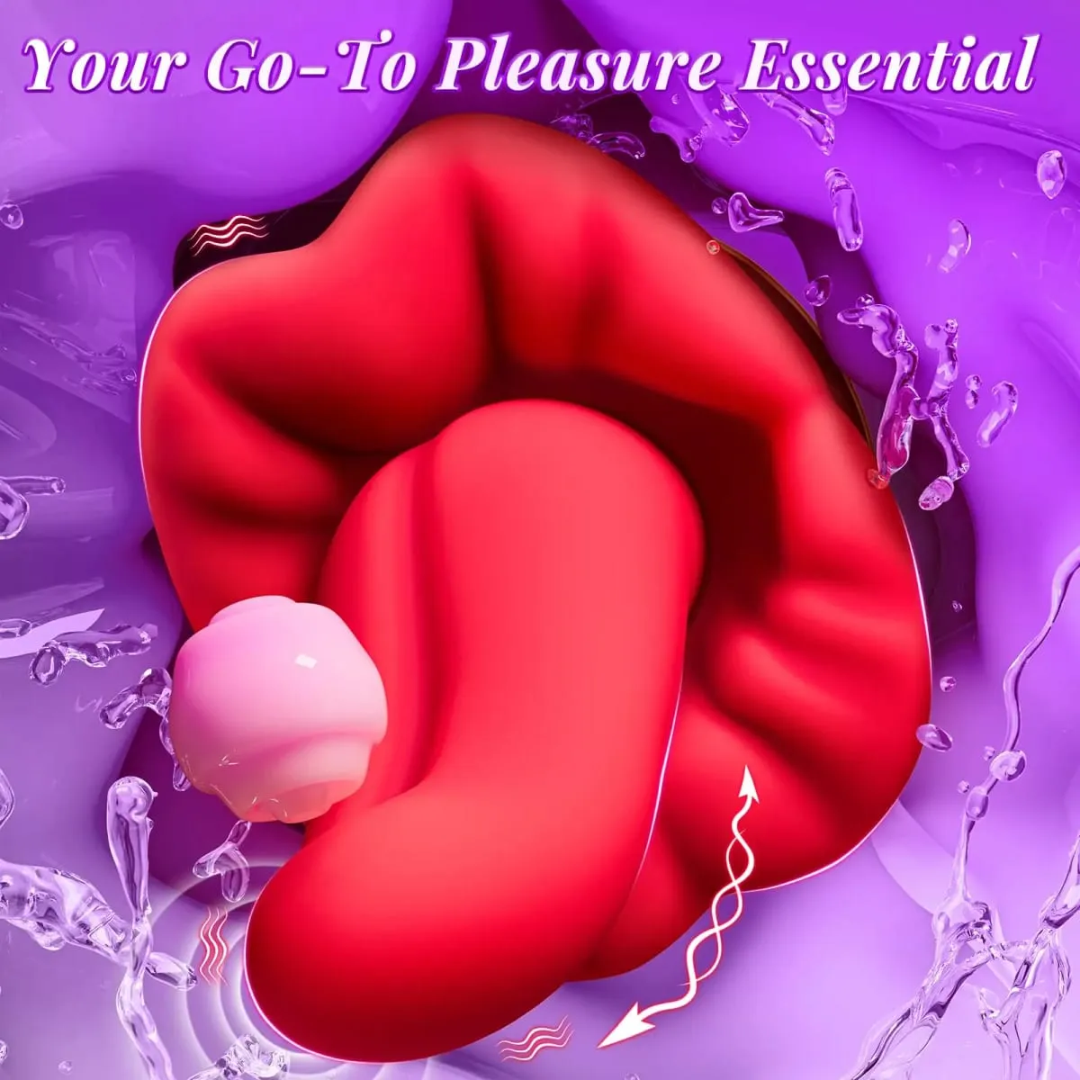 2025 New Swing Tongue Licking Vibrator Thrusting Dildo Nipple Clitoral Stimulator Female Masturbation Oral Sex Tools for Women — image 4