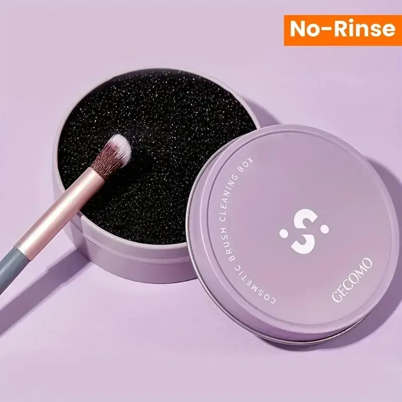 Makeup Brush Cleaning Box Quick Clean Sponge Eyeshadow Brushes Dry Cleaner Cosmetic Wash Clean Powder Tool Accessories — image 1