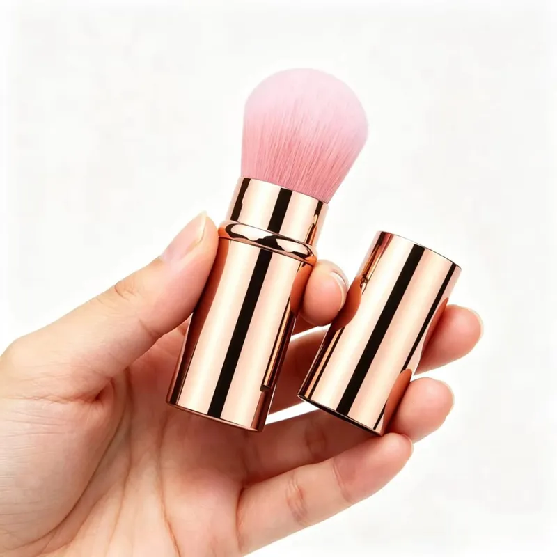 1pc Retractable Blush Brush Kabuki Foundation Brush Soft Fluffy Powder Contour Makeup Brushes Portable Makeup Tools — image 9