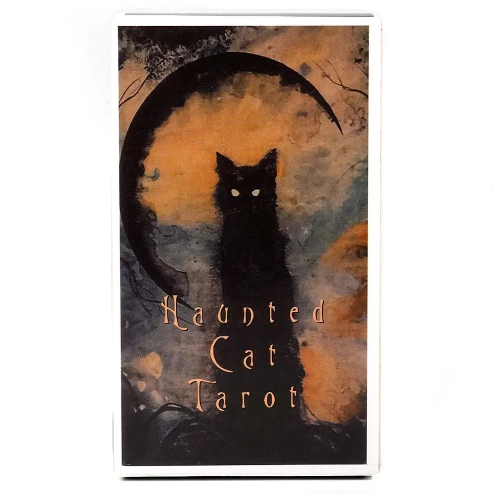 NOVINKA Roztomilé kočičí tarotové karty Deskové hry Oracle For Fate Divination Party rodinný tarotový balíček — image 5