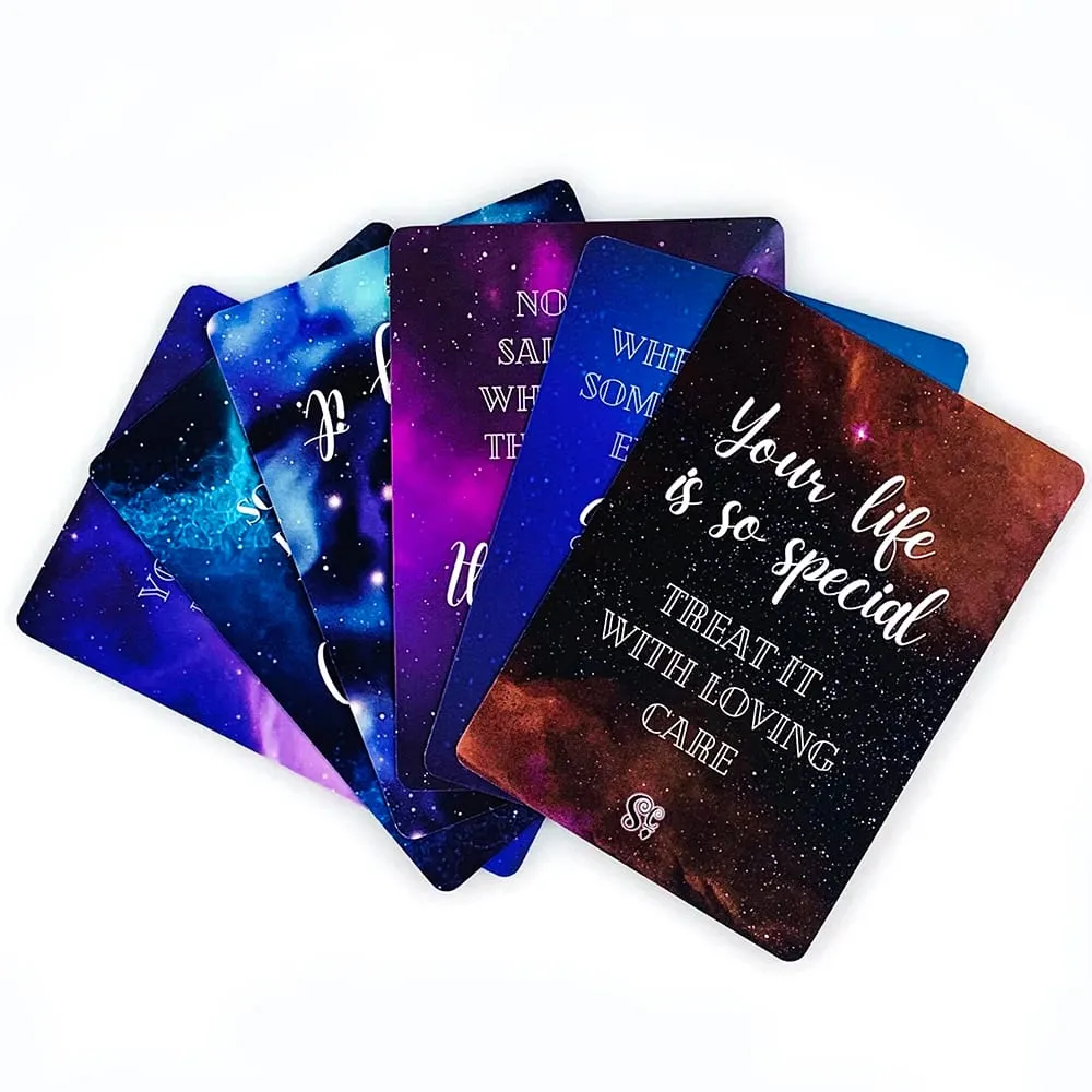 NEW Cosmic Messages Oracle Cards Deck A 42 Oracle Cards Twin Flame Love Message Prophecy Divination Cards Game Board Game — image 5
