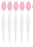 En gros 4 pièces nouveau Design de mode nez Double face outil Silicone lèvres gommage exfoliant brosse pinceaux de maquillage ensemble de pinceaux de maquillage