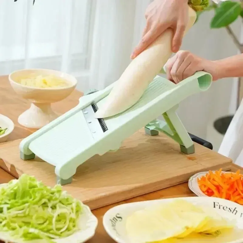 Multi-function Vegetable Slicer Household Fruit And Vegetable Cutter Manual Adjustable Knob Lemon Potato Grater Kitchen Gadgets — image 6