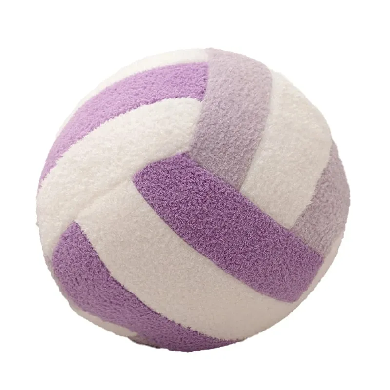 20/24cm Volleyball Sport Ball Plush Pillow Stuffed Interactive Indoor Home Game Prop Plushie Decor Gift — image 5