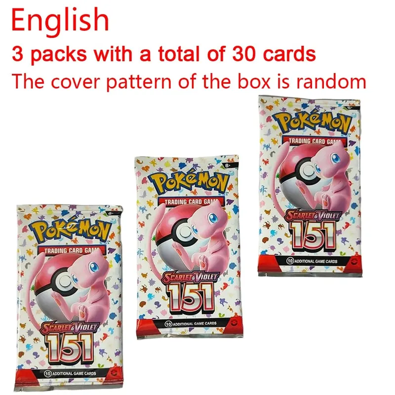 30/360 Pcs Pokemon Card Prismatic 151 Evolutions English Booster Battle Pokémon Card Game Carte Trading Collection Cards — image 7