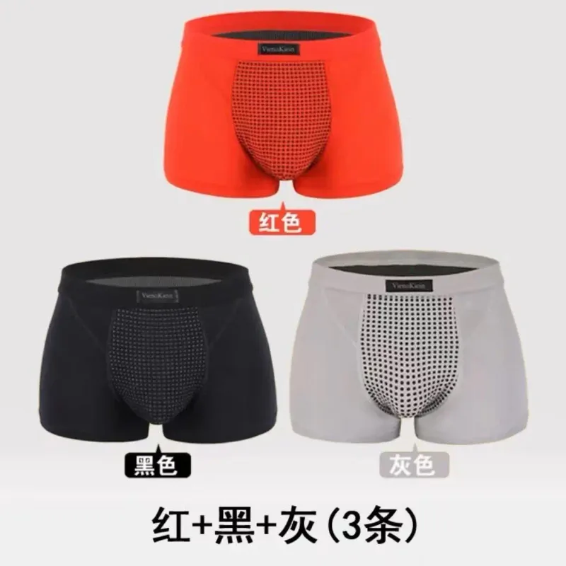 1Pcs Men Magnetic Therapy Boxer Briefs Breathable Comfortable Underwear with 22 Health Magnets for Blood Circulation L-6XL Size — image 8