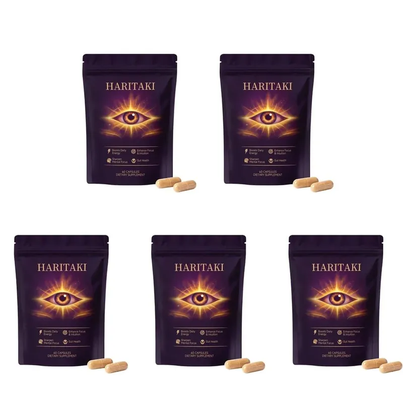 Haritaki Fruit Powder Capsules 500mg Digestive Balance and Gut Health Support Daily Wellness Formula 60 Capsules — image 12