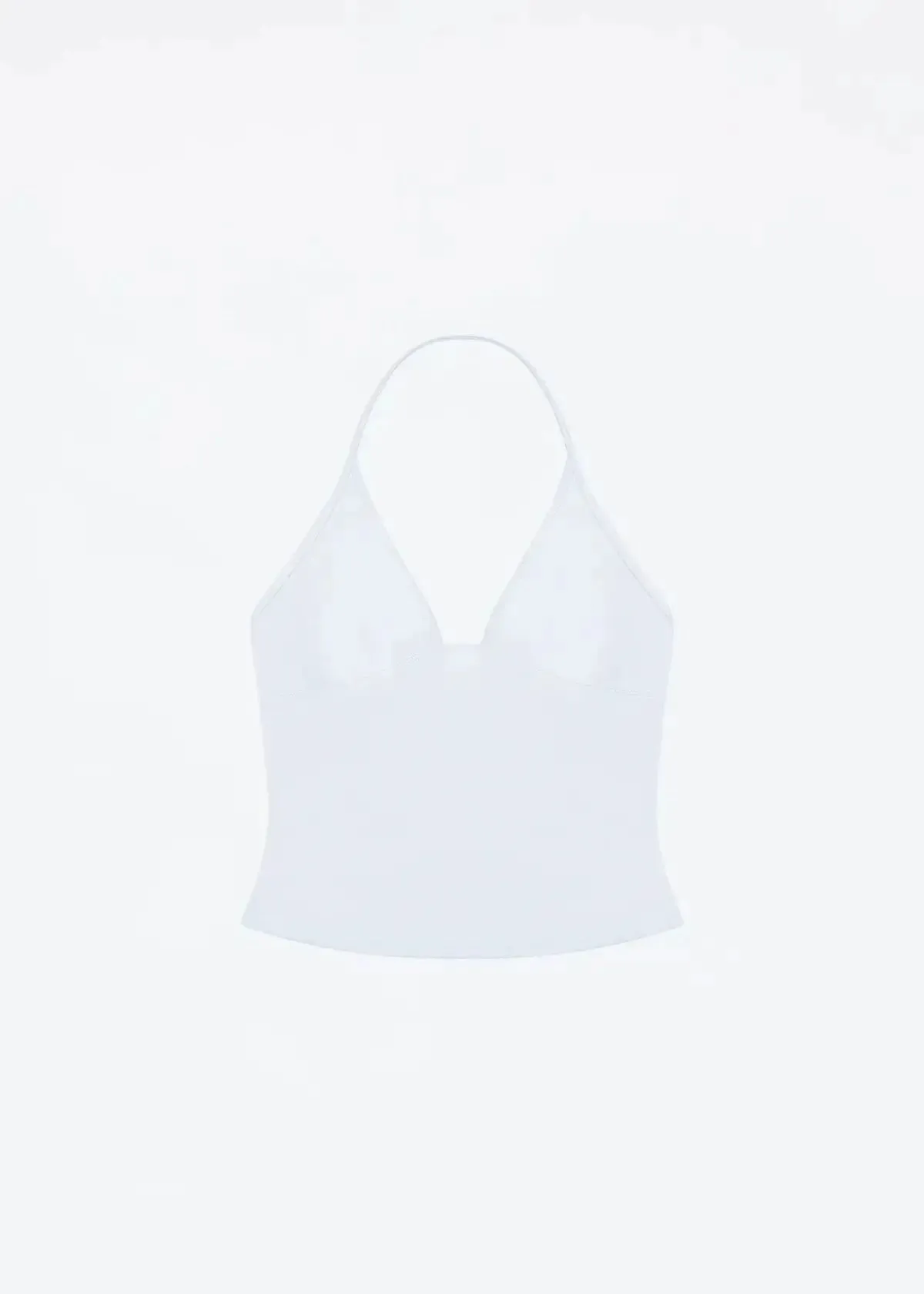Tank Vest Deep V Halter Solid Color Basic Sleeveless Top Soil Brown Camisole — image 10