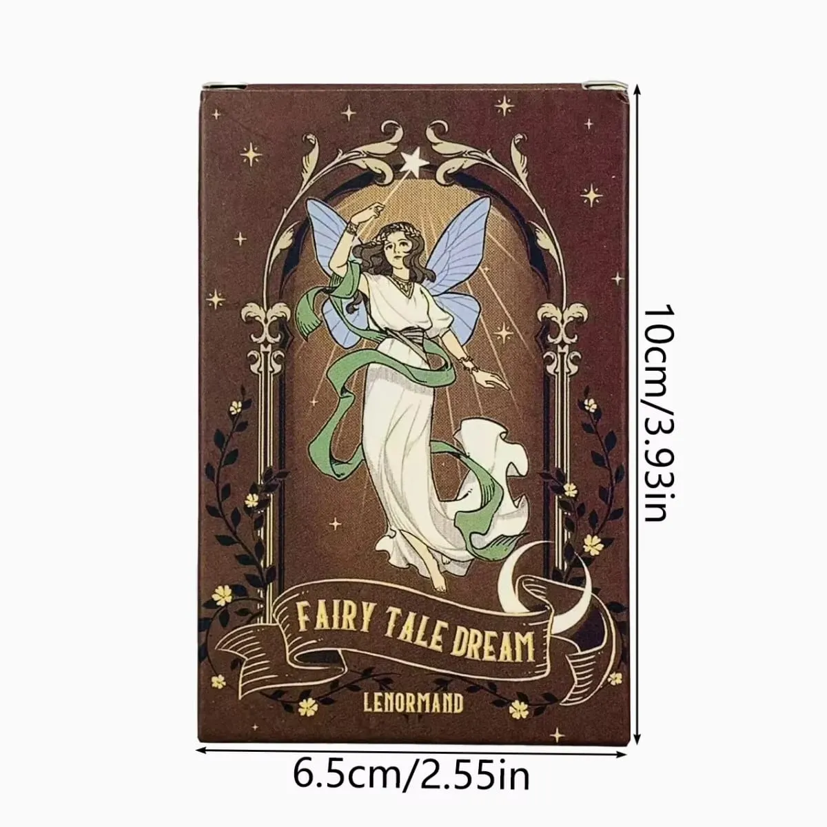 Fairy Tale Dream Lenormand Cards 44 Cards Vintage Fairy Tale Oracle Deck Divination Fortune Telling Witch Gold Border Cards — image 6