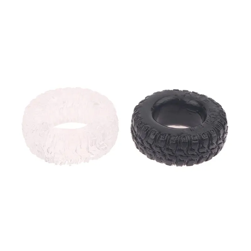 2 PCS/Set Soft Penis Cock Rings ng Lalaki Delay Ejaculation Testis Scrotum Restraint Mga Larong Pang-Adulto Mga Laruang Sex Para sa Mga Lalaki na magagamit muli — image 5