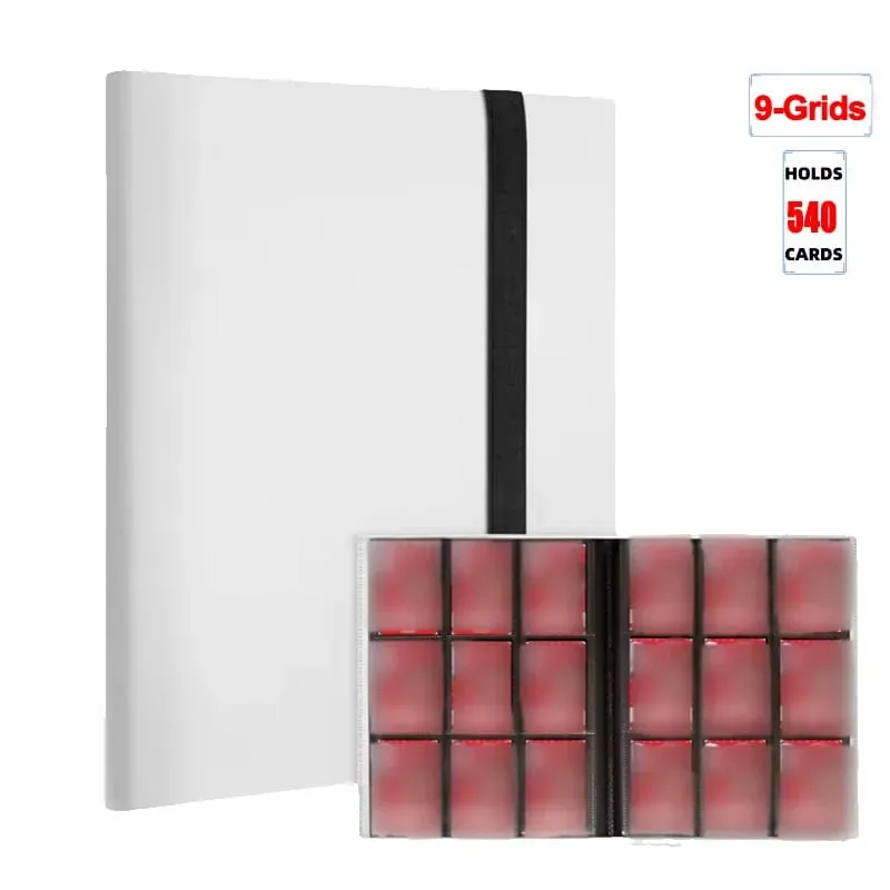 160/360/480/540 Cards Capacity Pocket Holder Binders Albums For Game Card Book Sleeve Holder Large-capacity Card Binder Notebook — image 28