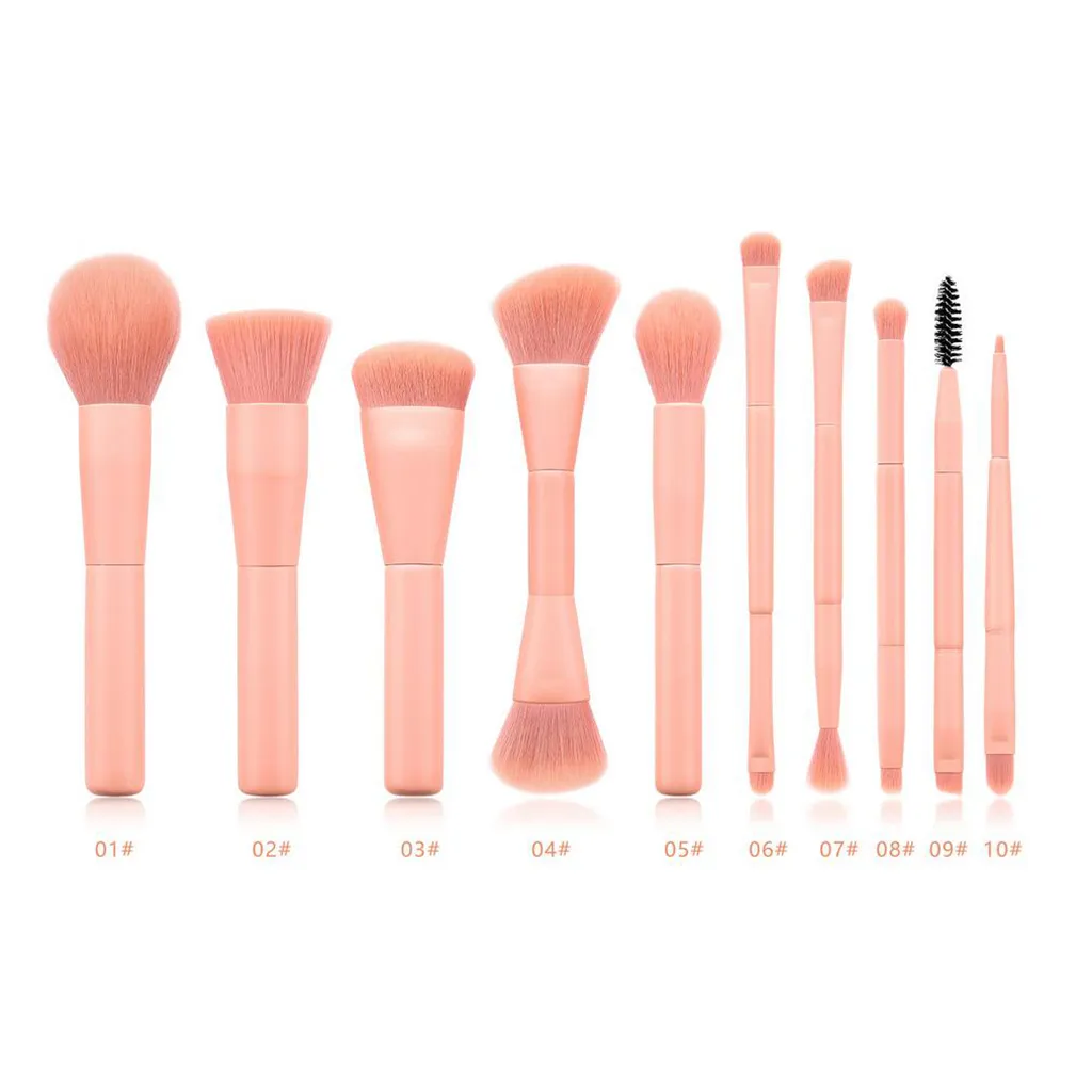Professional Make Up Brushes Eye Shadow Blusher Face Lip Brush Tool Pink — image 3