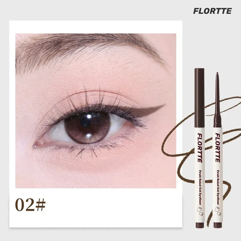Black Eyeliner Pencil Sexy Rose Red Eye Liner Waterproof Long Lasting No Smudging High Pigment Eye Makeup Cosmetics