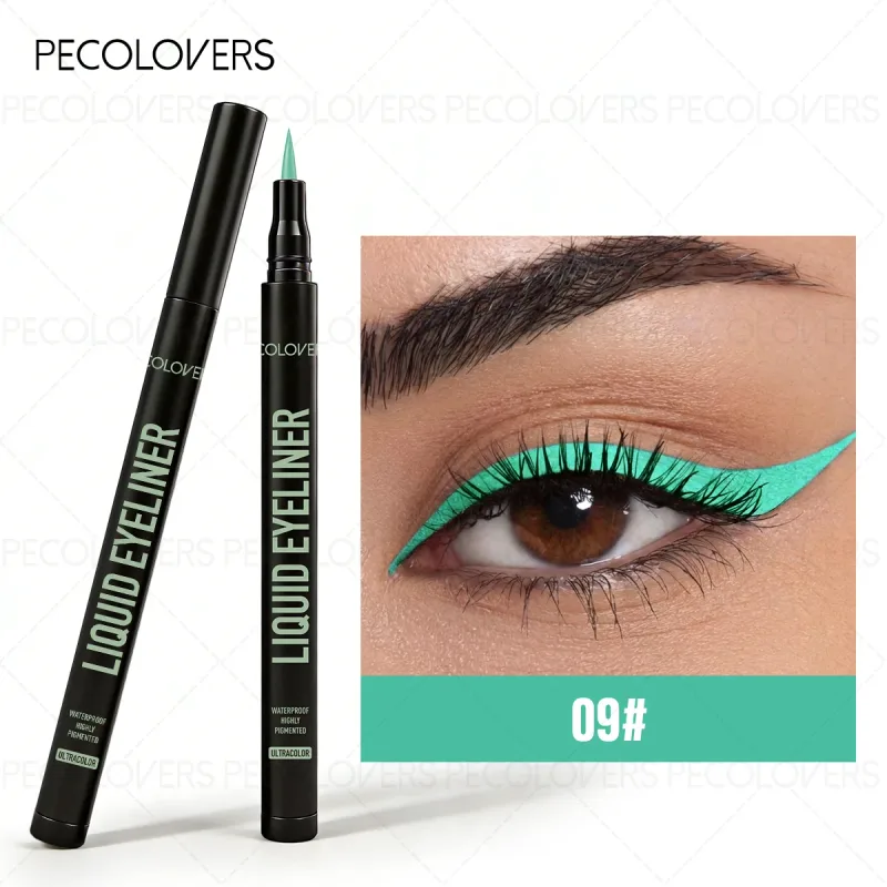 1 Pc Smooth Glide Liquid Eyeliner Pen - Waterproof Long-lasting Ultra-Fine Tip Water Eye Liner Pen Precision Slide Smudge-Proof — image 15