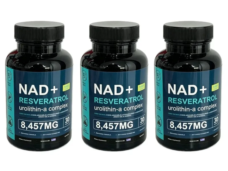 NAD+ Capsules Liposomal Supplement for Adults Supports Energy Cellular Health with Urolithin A Resveratrol & Green Tea 60 Counts — image 8