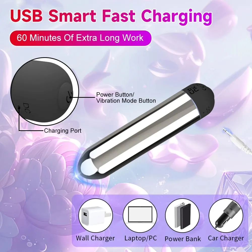 Erőteljes Bullet Vibrator APP Bluetooth Control Clitoral G Spot stimuláló masszírozó mini anális punci stimuláló szexjáték nőknek — image 4
