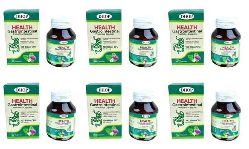 Gastrointestinal Probiotics Capsules Support Gut Health with Vitamin C and Vitamin E Diet Fiber 100 Billion CFU 60 Capsules — image 12