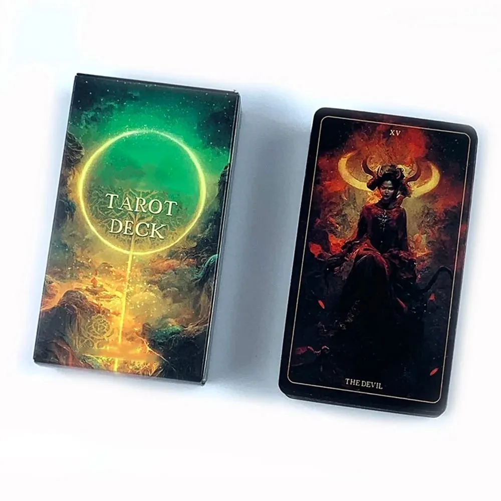 Tarot Deck A 78PCS Cards Deck Fate Divination Table Games Family Party Entertainment Game Tools Spiritual Guidance & Collectors — image 1