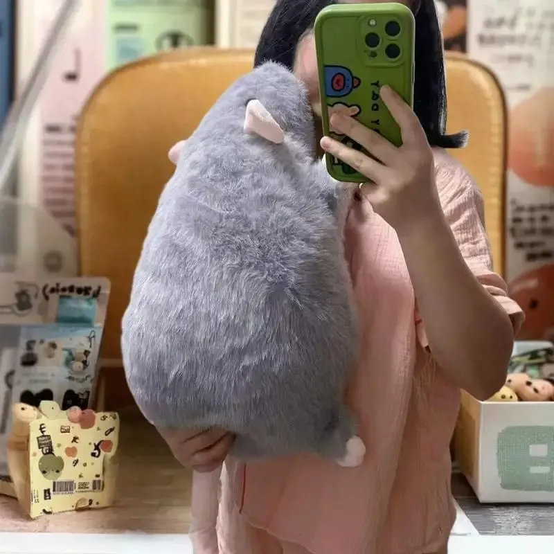 1Pcs 35/50/90cm Cartoon Flower Branch Rat Soft Oversized Animal Figure Cute Simulation Big Mouse Plush Toy Pillow Birthday Gift — image 10