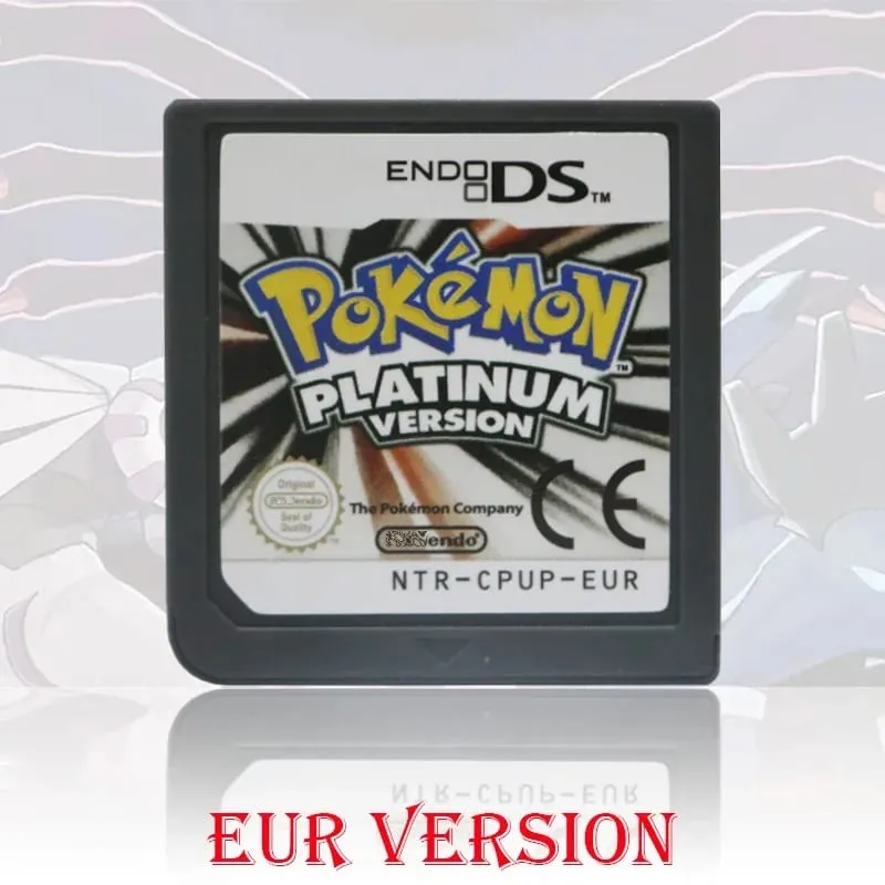 NOE/ESP/ITA/FRA/USA/EUR/AUS Version Pokemon HeartGold SoulSilver Platinum Diamond PearlVideo Game Card For DS 2DS 3DS Console — image 28