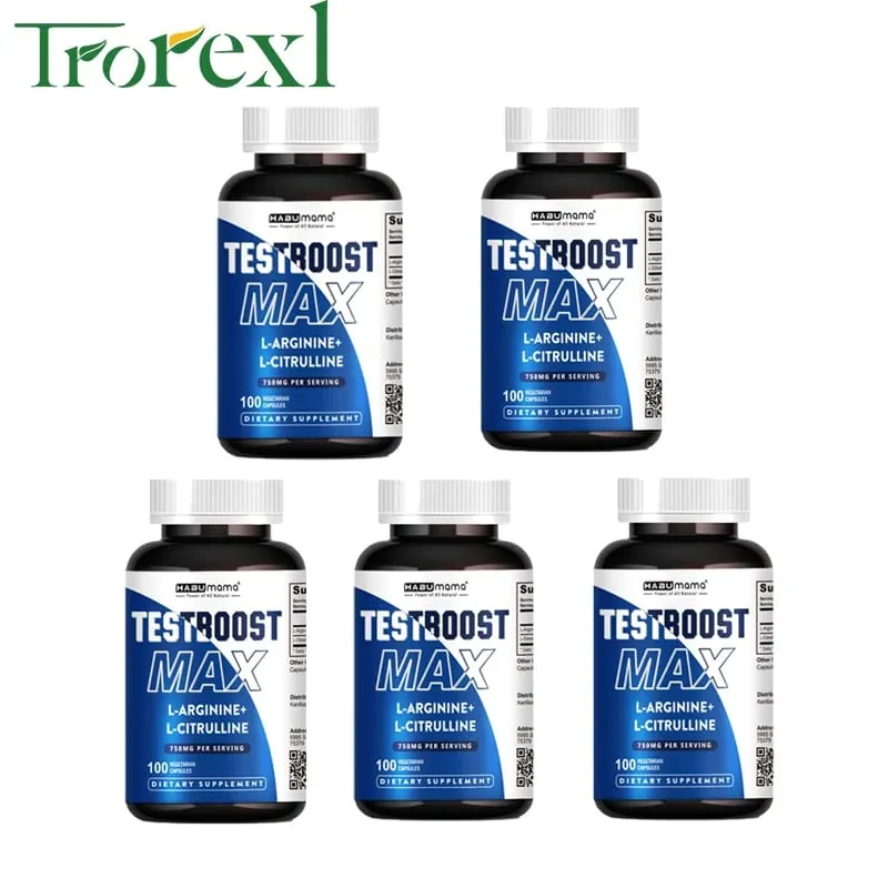 Arginine Pillen Mannelijke Verbetering Supplement Spierbouwer Libido Verbetering Uithoudingsvermogen 100% Pure Niet-GMo — image 10
