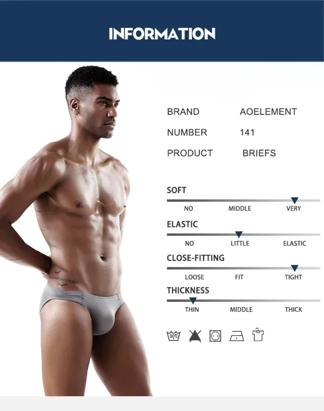 2PCS Men's Underpants Ice Silk Breathable Sexy Thin U Convex Transparent One Piece Low Waist Triangle Shorts Head