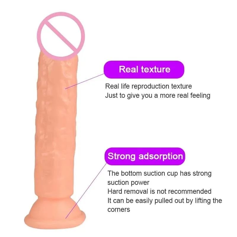 Realistic Silicone Dildo with Suction Cup G-Spot Anal Dildos Strapon Dick Butt Plug Masturbat Adult Sex Toys for Man Women — image 4