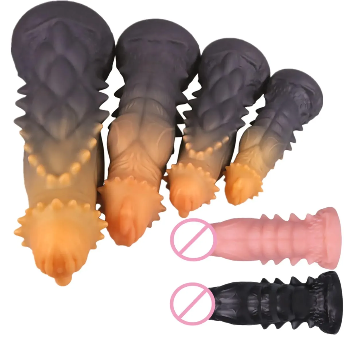 Big Anal Plug Monsters Enlargenmen Prostate Massager Huge Anal Dilator Butt Plug Anal Training Expansion Sex Toys For Women Men — image 1