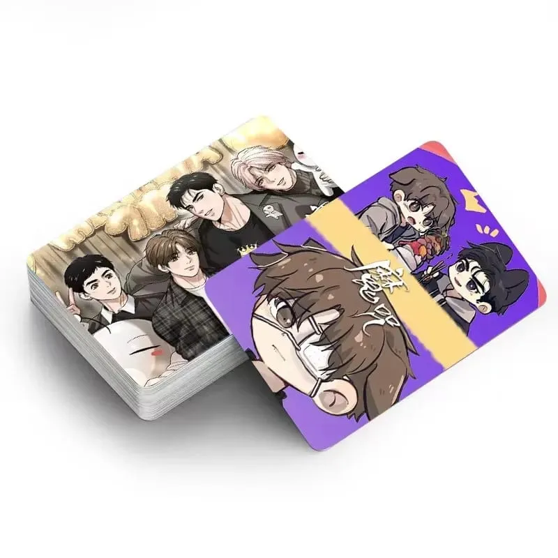 30 Pcs/Set Korean Manwha Laser Lomo Cards HD Photocards Comic Characters Cosplay Gift Set