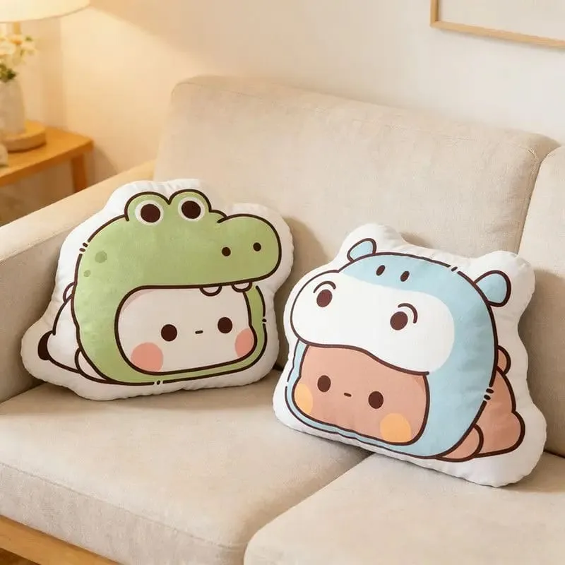 Cute Cartoon Bubu Dudu Plush Pillows Soft Kawaii Yier Panda Throw Pillow Sofa Ornament Sleeping Companion Pillow for Adult Gifts — image 3