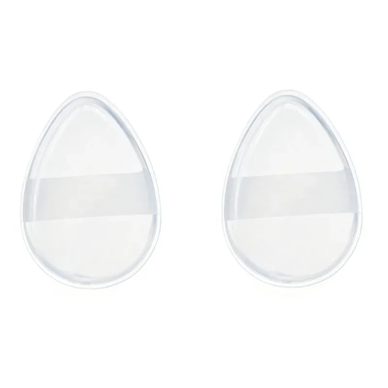 2PCS Mini Silicone Fingertips-Reusable Fragrance-Free Makeup Brushes for Foundation Concealer and Powder Make Up Accessories