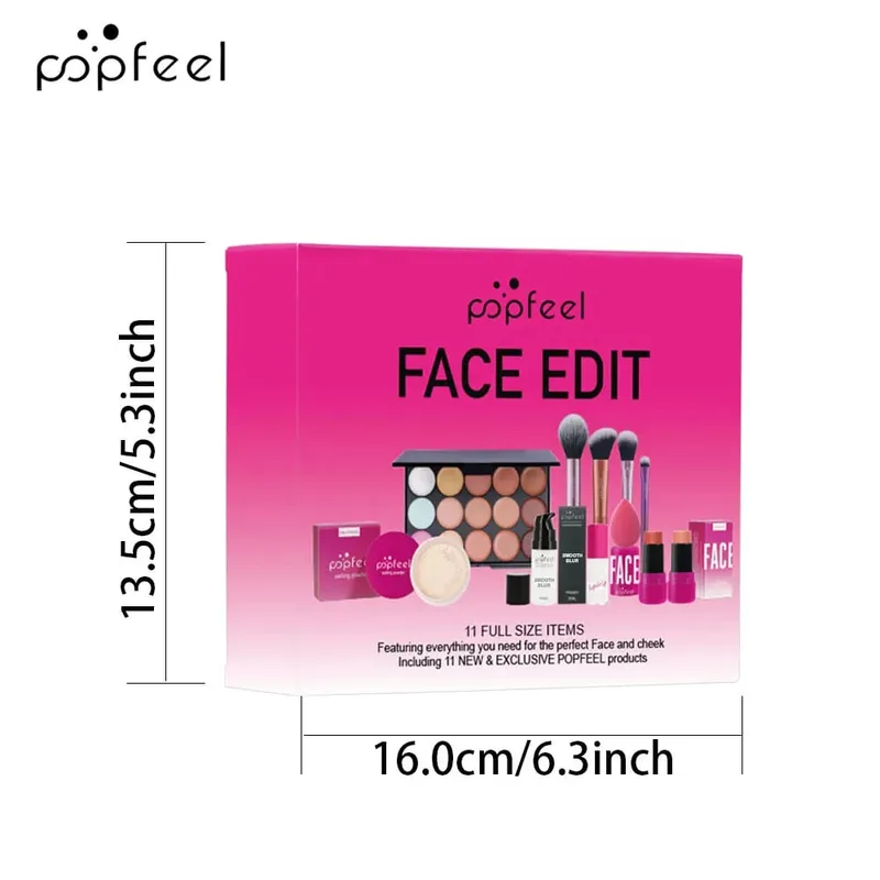 Valentinstag- und Feiertags-Make-up-Geschenkset – 11-teiliges All-in-One-Make-up-Set für Mädchen und Frauen mit Concealer — image 7
