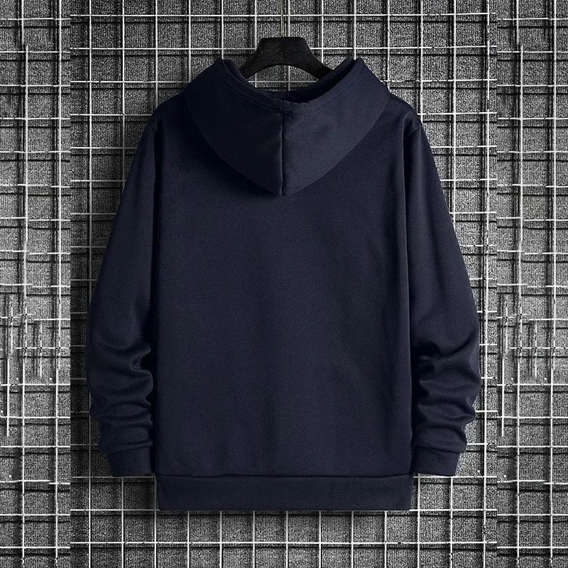 2025 Fall/winter New Arrival Men's Hoodie High Quality Solid Color Hooded Sweatshirt Male Home Outdoor Casual Fashion Pullover